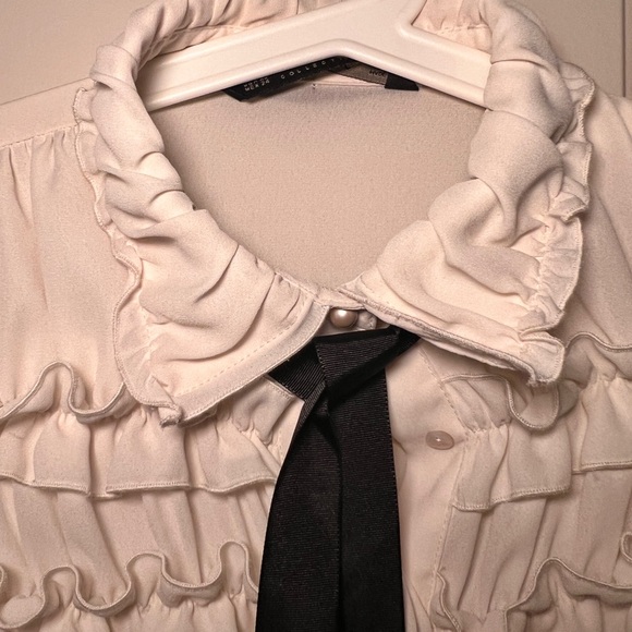Zara Ruffle Blouse/Shirt - Picture 4 of 4